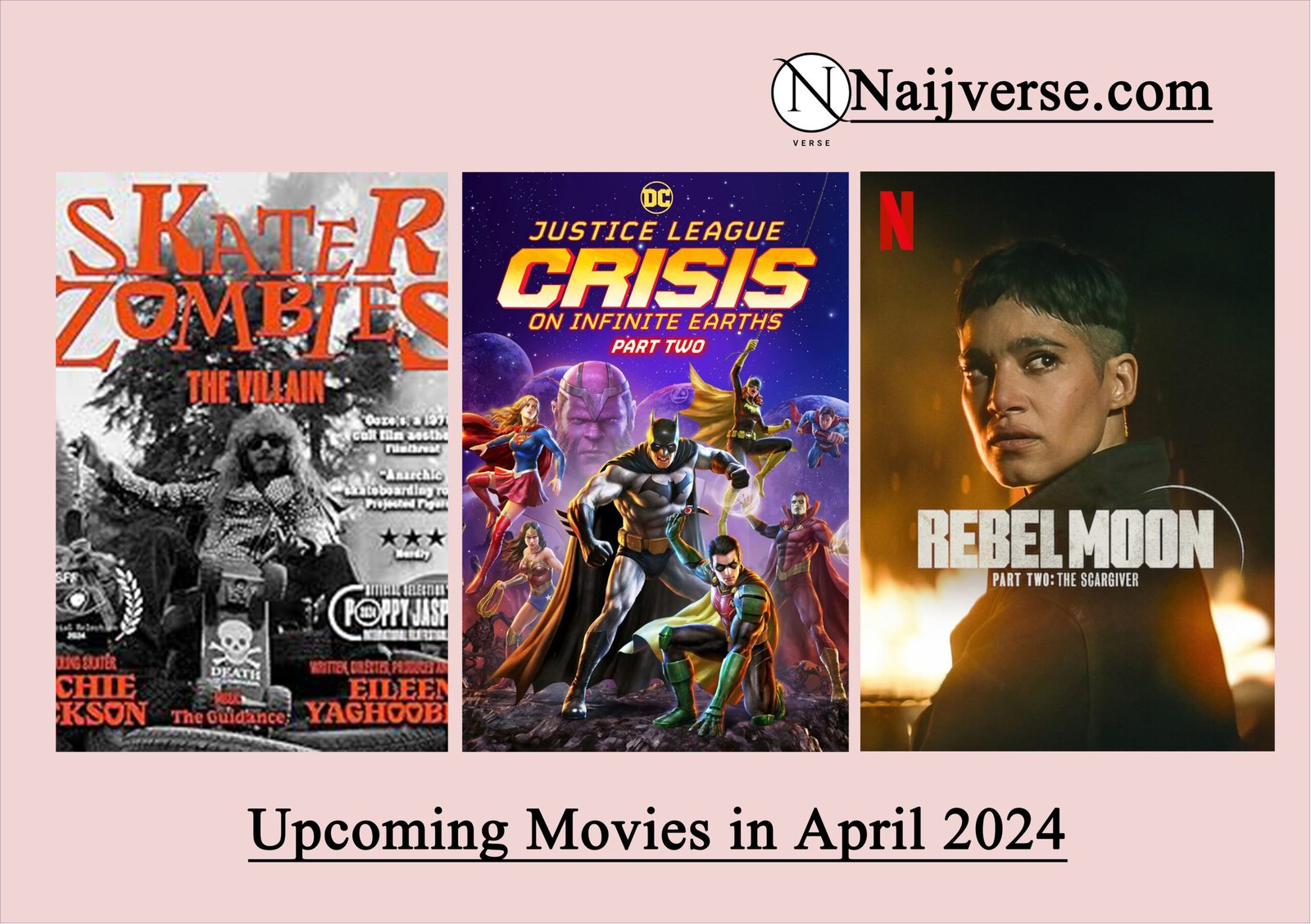 Upcoming Movies in April 2024