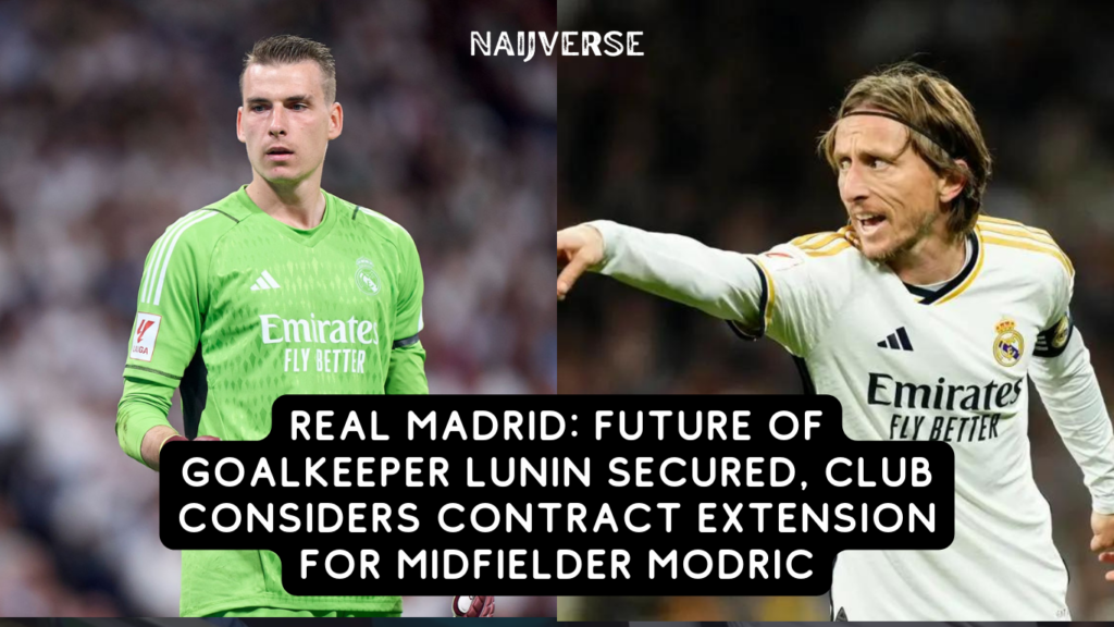 Real Madrid: Future of Goalkeeper Lunin Secured, Club Considers ...