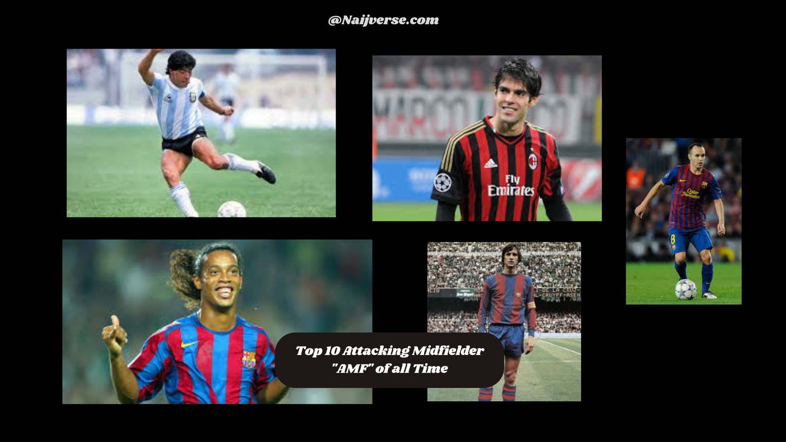 Top 10 Attacking Midfielder "AMF" of all Time