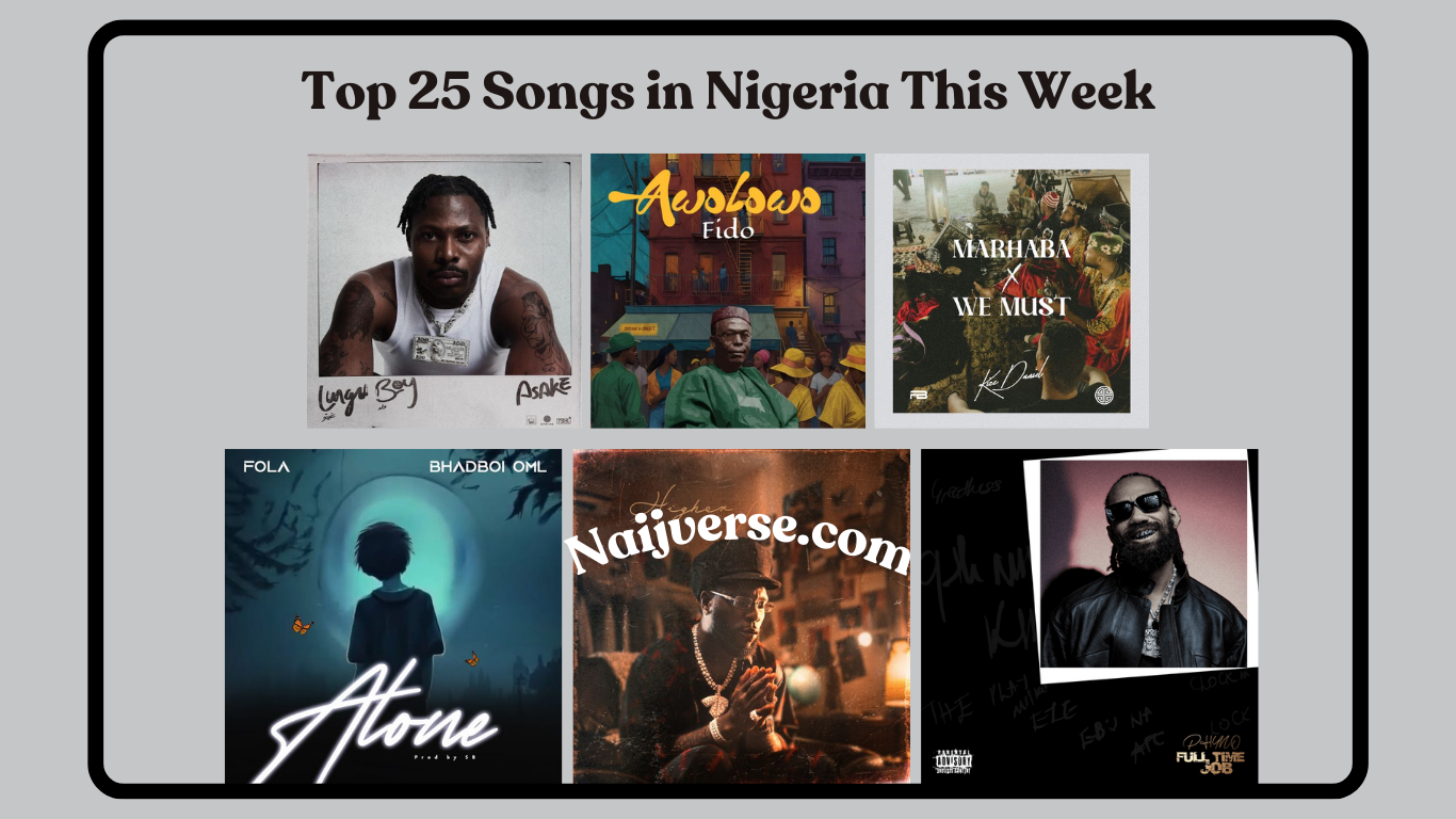 Top 25 Songs in Nigeria