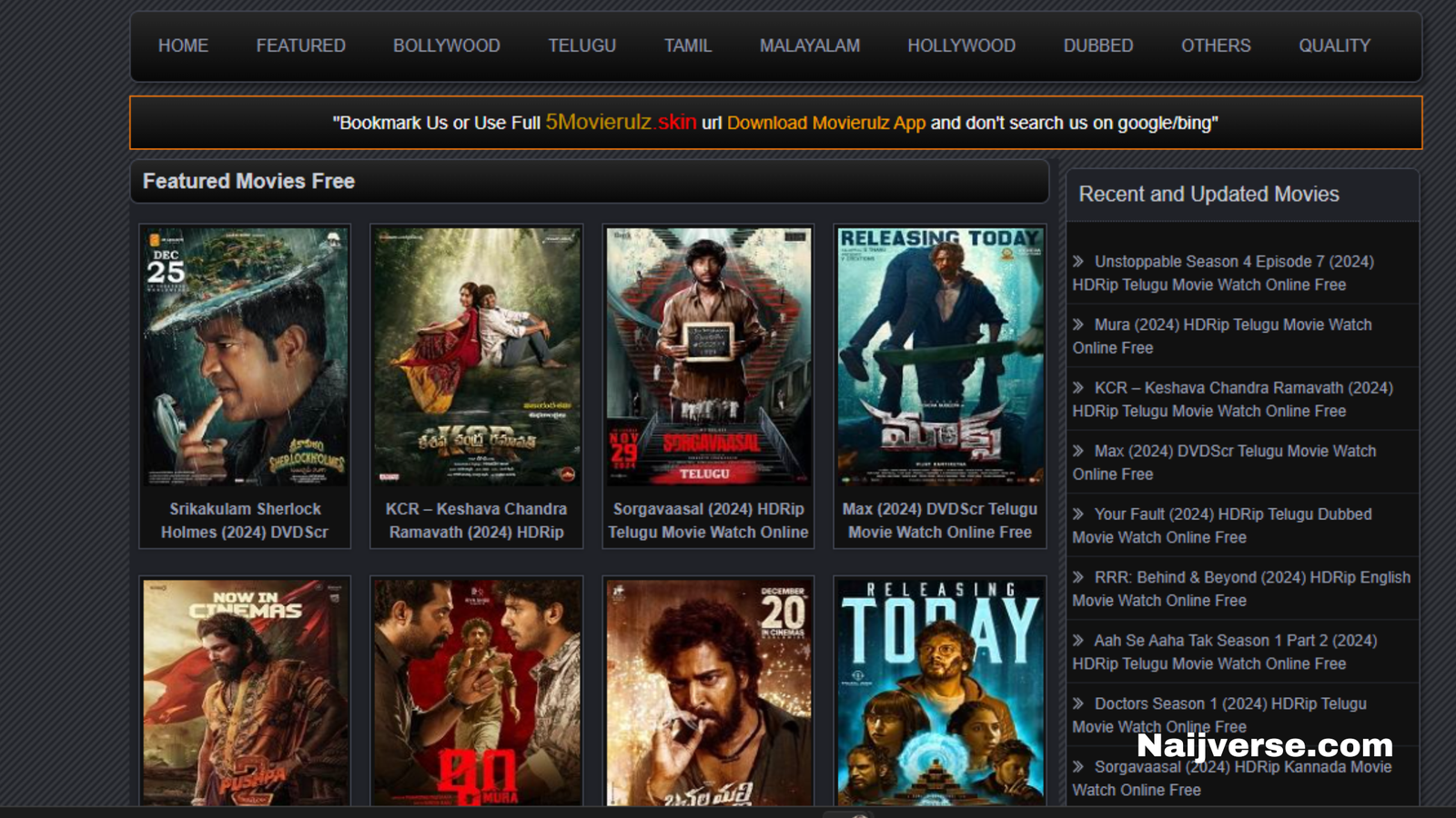 Movierulz 2024 Downloads in India